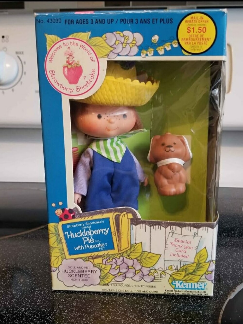 Strawberry Shortcake Huckleberry Pie Vintage Doll NIB